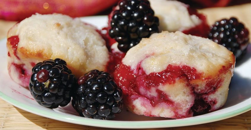 Blackberry Lemon Tea Cakes Recipe