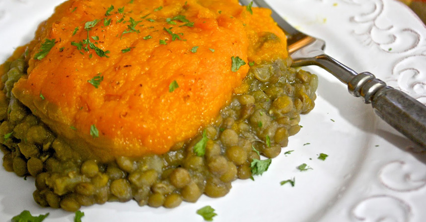 Lentil Butternut Squash Shepherd’s Pie