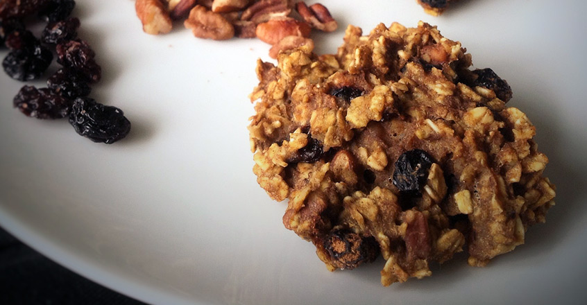 Pumpkin Pecan Oat Cookies Recipe