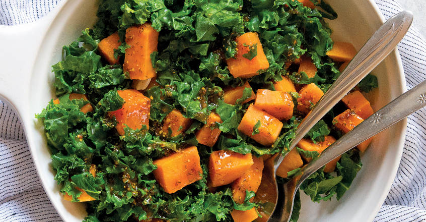 Sweet Potato and Kale Sauté