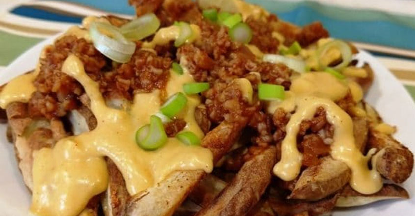 Vegan Chili Cheese Fries Center For Nutrition Studies