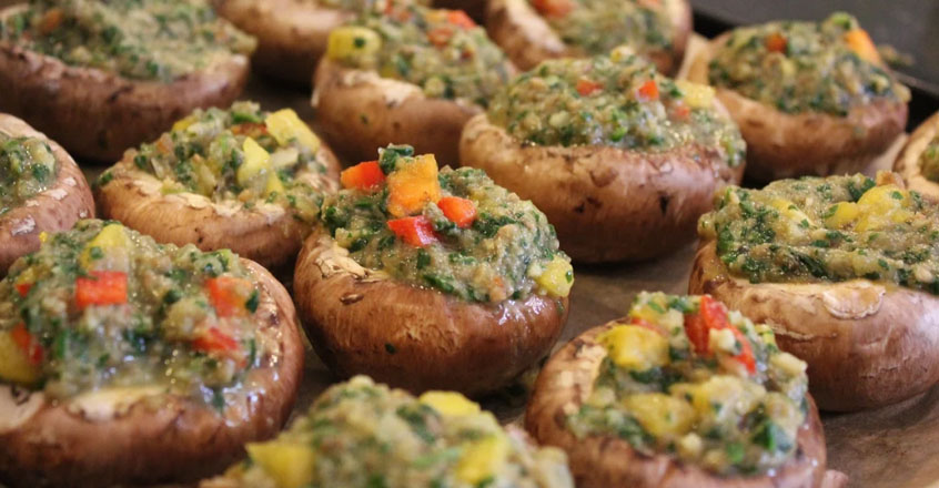 Spinach Stuffed Mushrooms