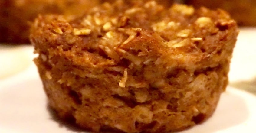 Pumpkin Spice Oatmeal Muffin Cups