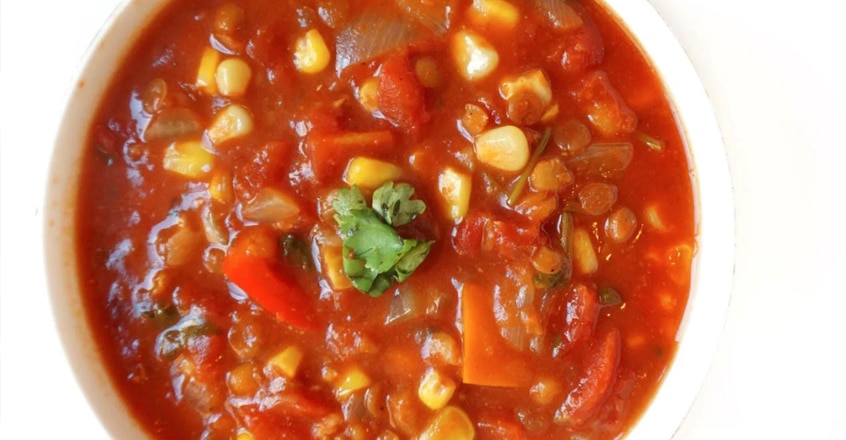 One-Pot Plant-Based Lentil Chili