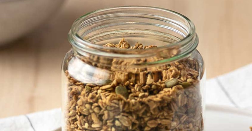 Oil Free Crunchy Buckwheat Granola