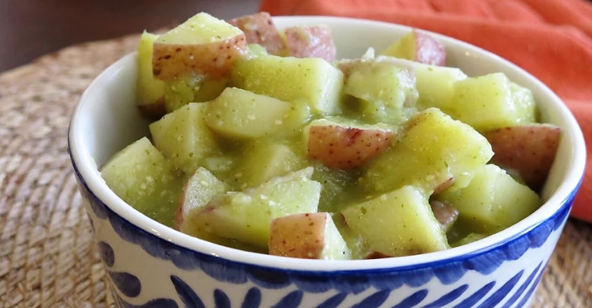 Red Potatoes in Salsa Verde