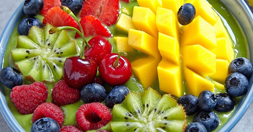 Tropical Green Smoothie Bowl